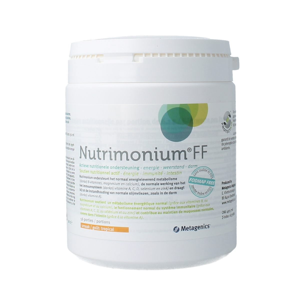 Metagenics Nutrimonium fodmap free tropical 342.00 Gram