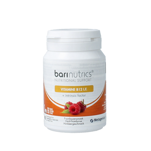 Barinutrics Vitamine B12 I.F. framboos 90.00 Kauwtabletten
