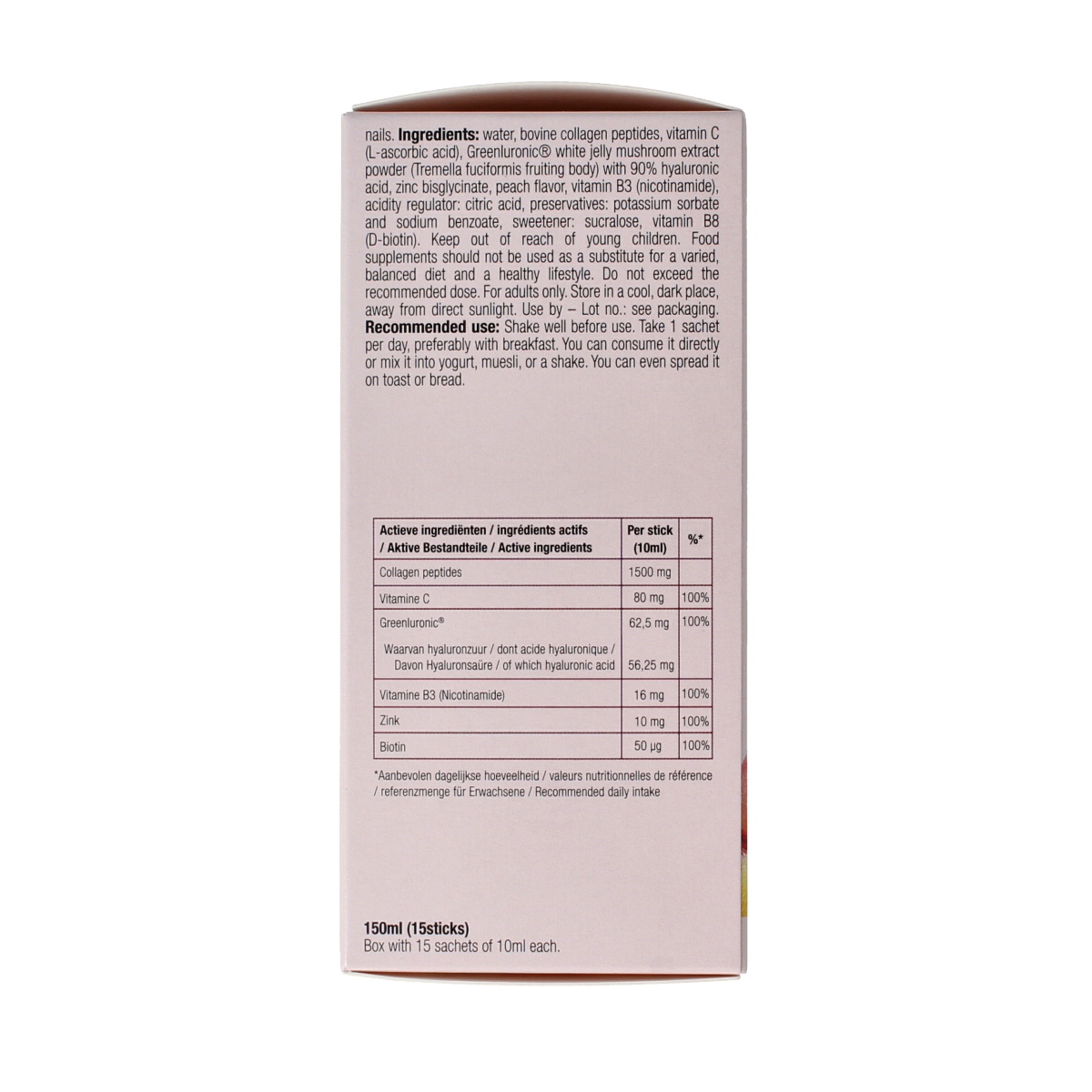 Purasana Collagen + liquid gelstick 10ml 15.00 Stuks