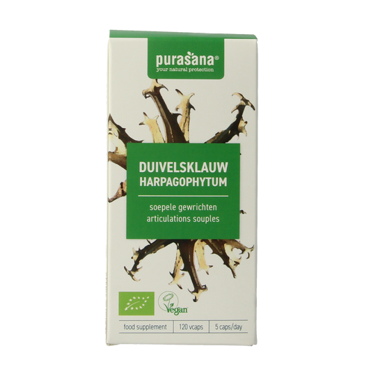 Purasana Duivelsklauw vegan bio 120.00 Vegetarische capsules