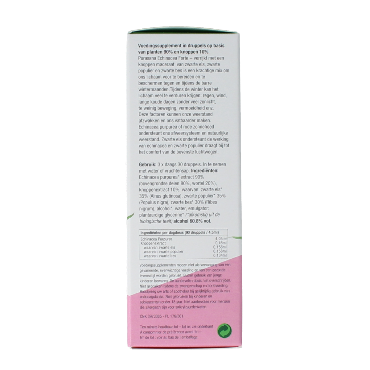 Purasana Echinacea forte + vegan bio  50.00 Milliliter