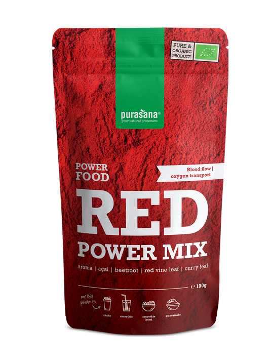 Purasana Red power mix bio 100.00 Gram