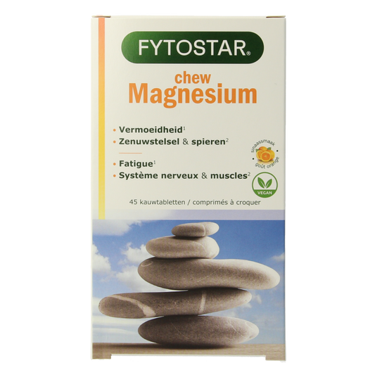 Fytostar Magnesium chew kauwtabletten 45 Kauwtabletten