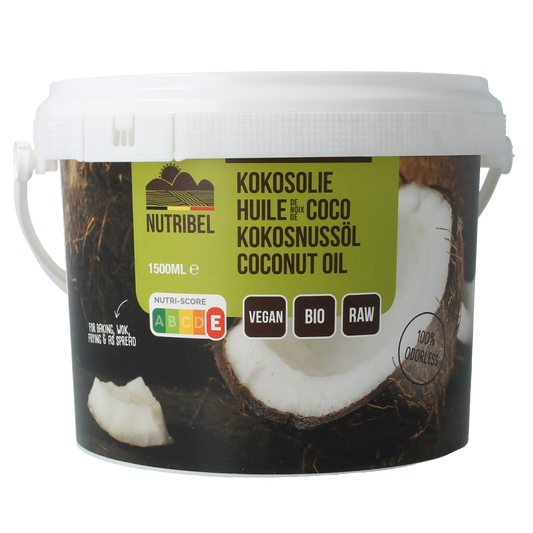 Nutribel Kokosolie geurloos bio 1500.00 Milliliter