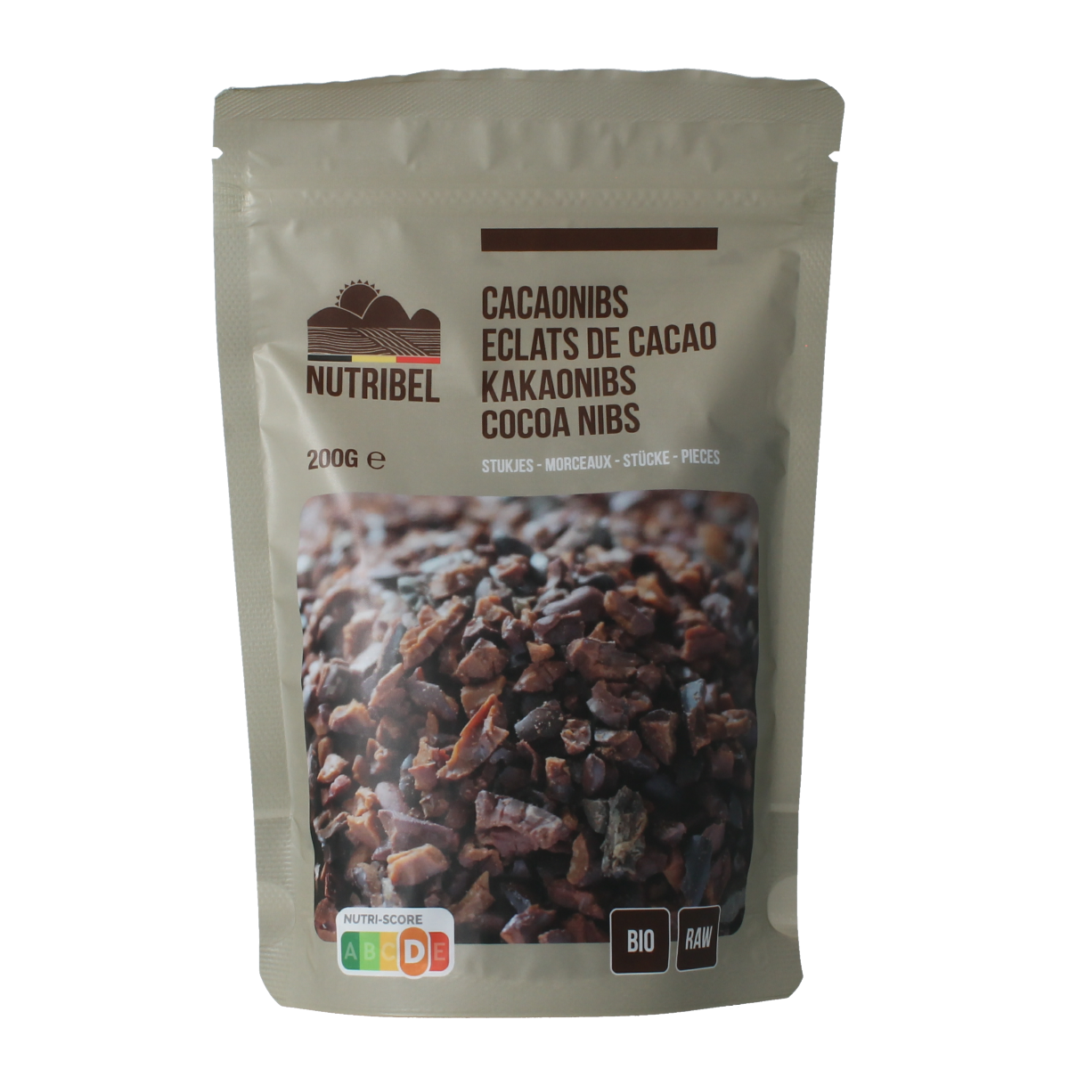 Nutribel Cacao nibs raw bio 200.00 Gram