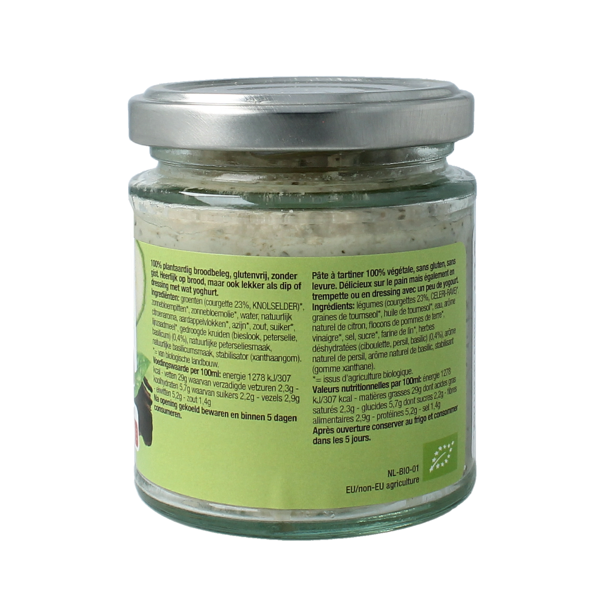 Nutribel Kruiden spread glutenvrij bio 190.00 Milliliter