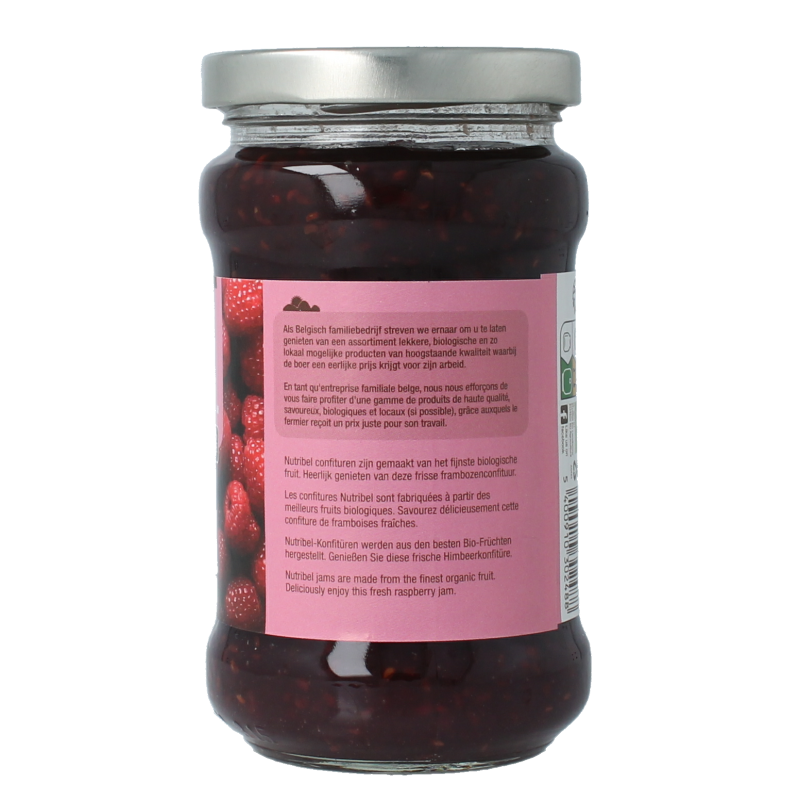Nutribel Frambozen confituur bio 340 Gram