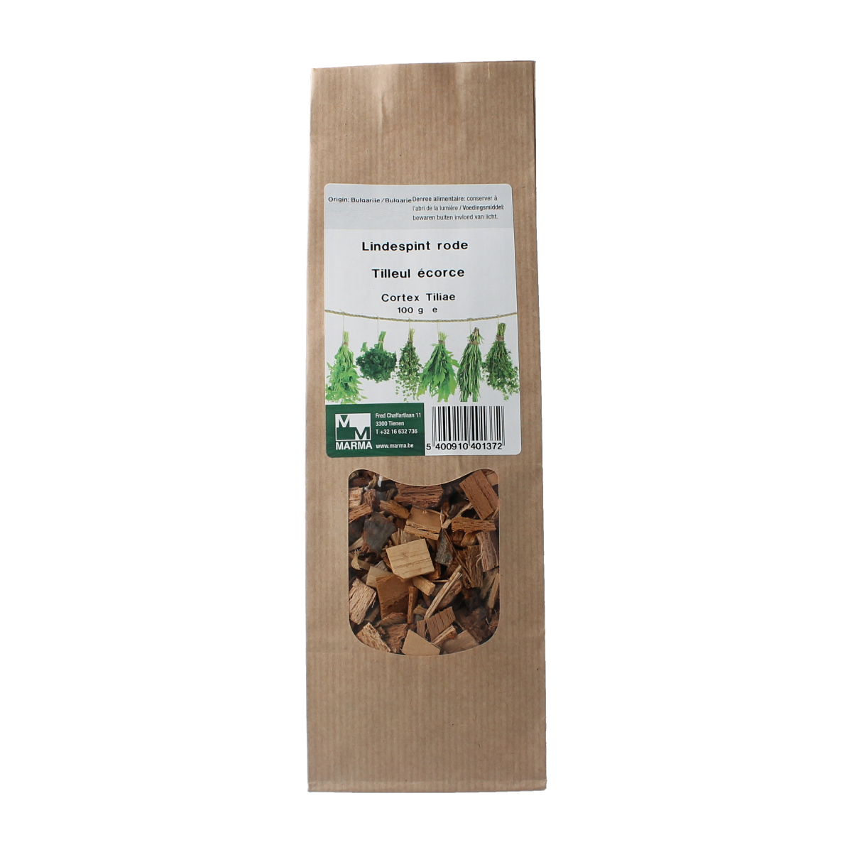 Marma Lindespint rode kruiden en maaltijdmix in 100g verpakking, vibrant red spice blend for cooking and seasoning.
