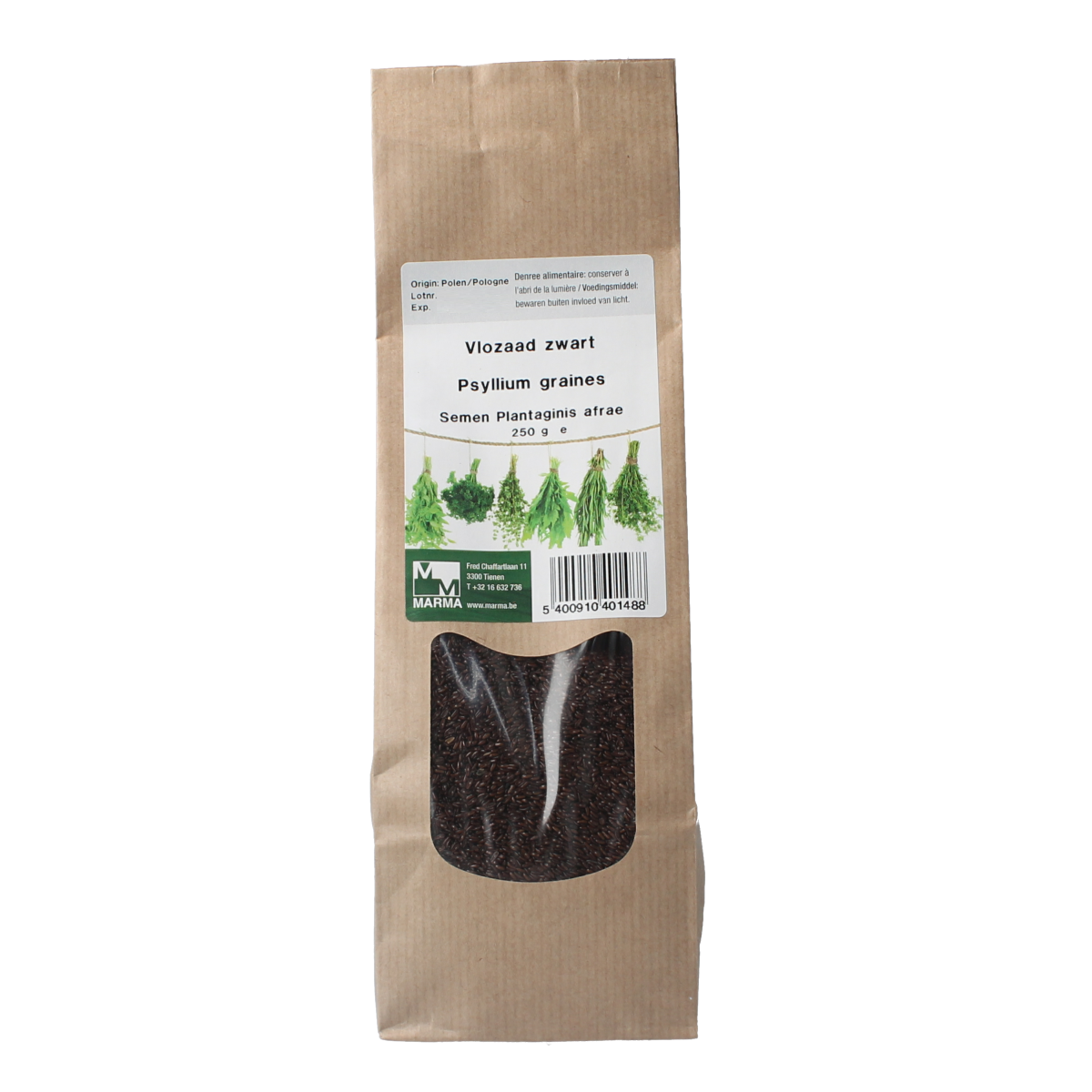 Marma Vlozaad zwart 250.00 Gram
