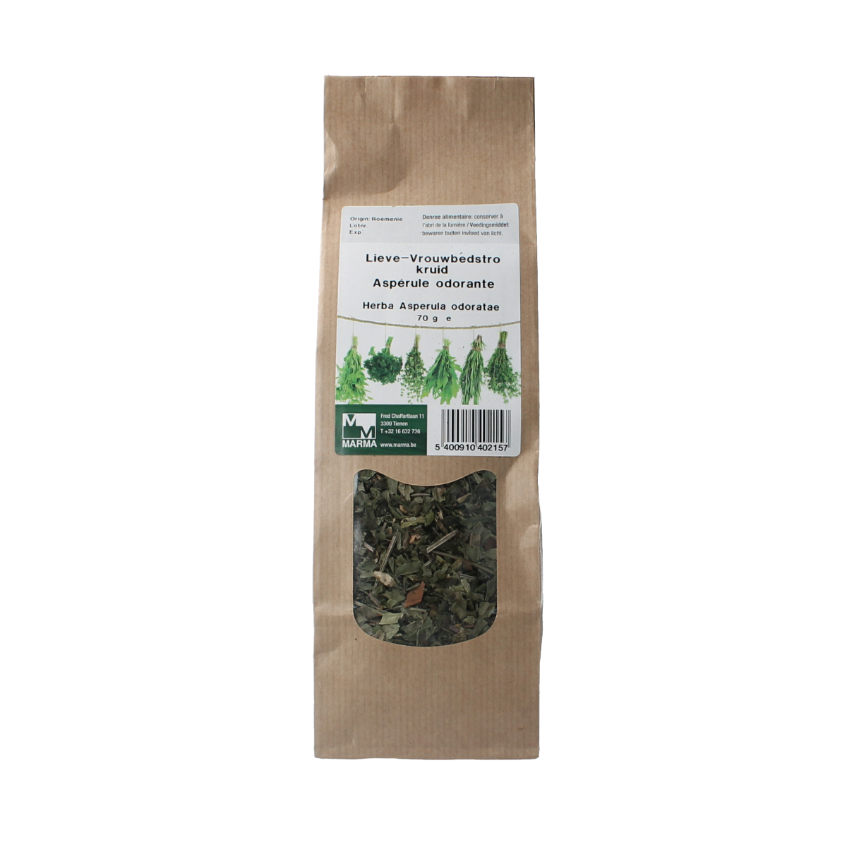 Marma Lieve-vrouwenbedstro kruid 70.00 Gram