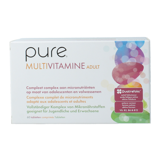 Pure Multivitamine volwassenen 60 Tabletten