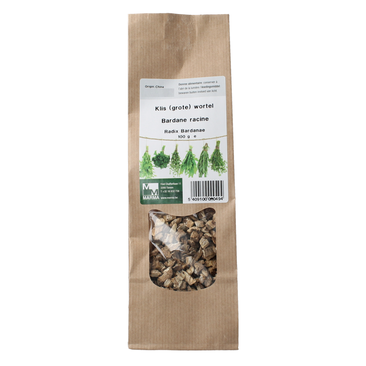 Marma Klis grote wortel 100.00 Gram