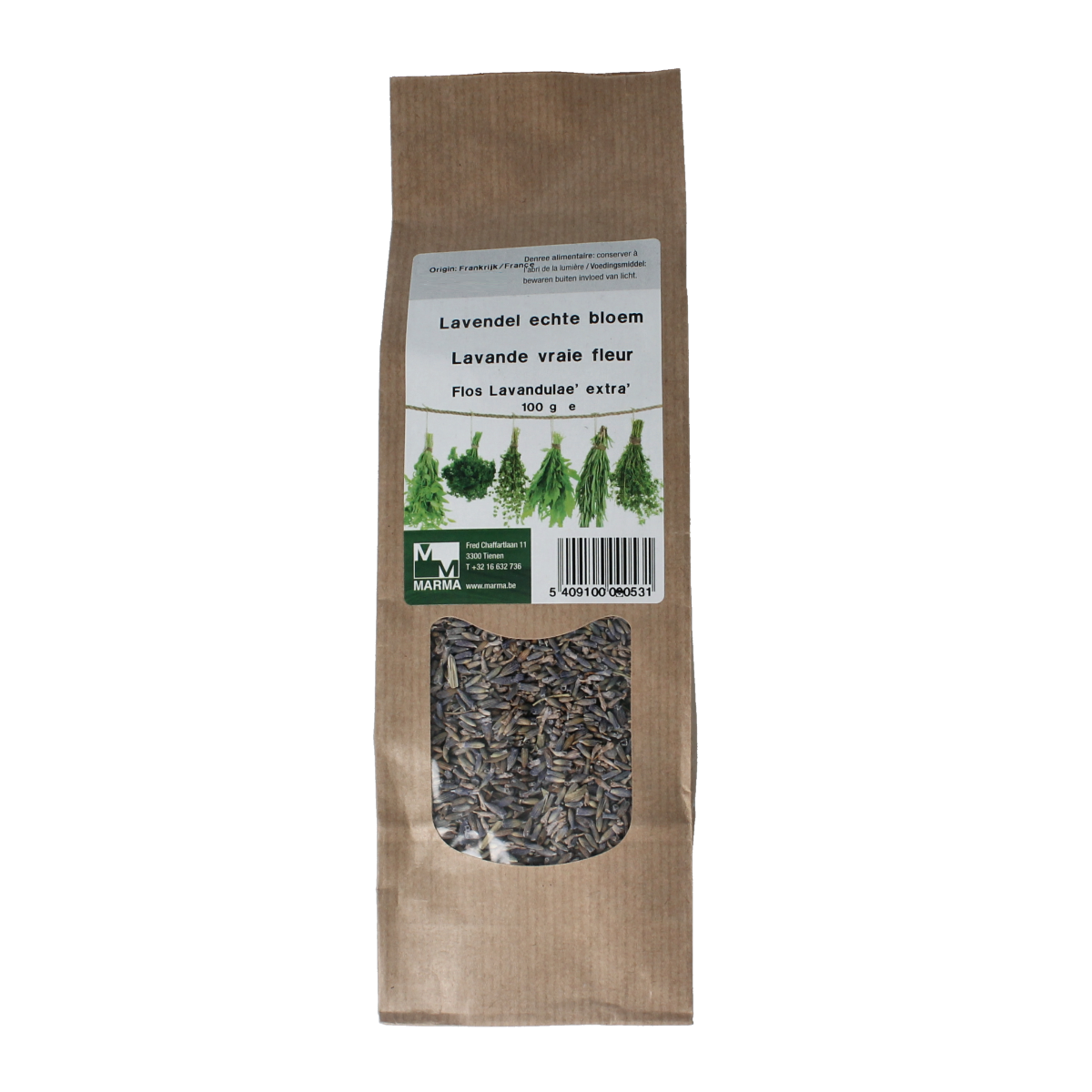 Marma Lavendel echte bloem 100.00 Gram