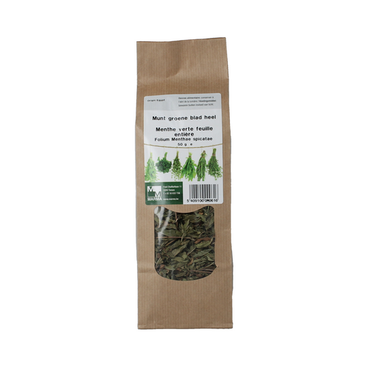 Marma Munt groene blad kruiden in 50g, fresh mint leaves for cooking and garnishing, from Marma, part of kruiden, zouten, maaltijdmixen