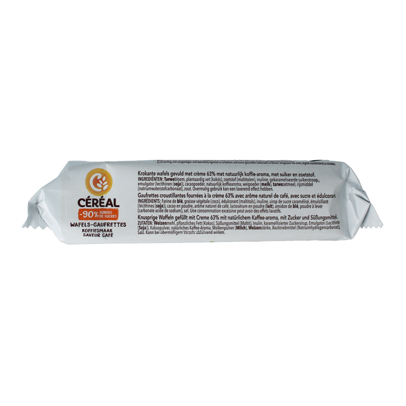 Cereal Koffiewafels minder suiker maltitol 90 Gram
