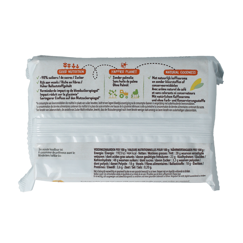 Cereal Koffiewafels minder suiker maltitol 90 Gram