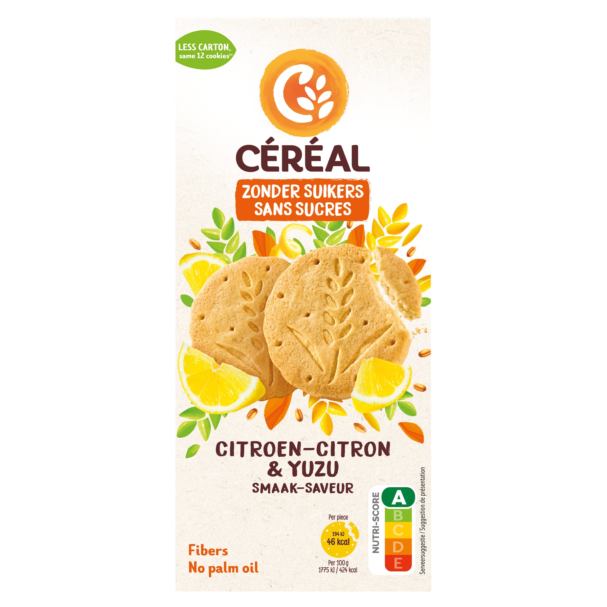 Cereal Koek citroen yuzu 132.00 Gram