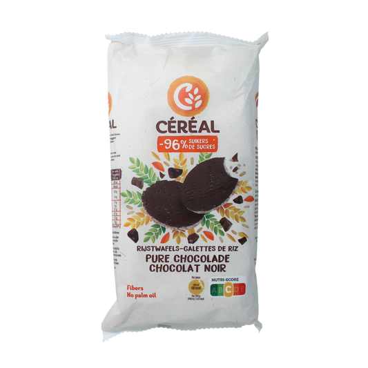 Cereal Rijstwafels pure chocolade 130.00 Gram
