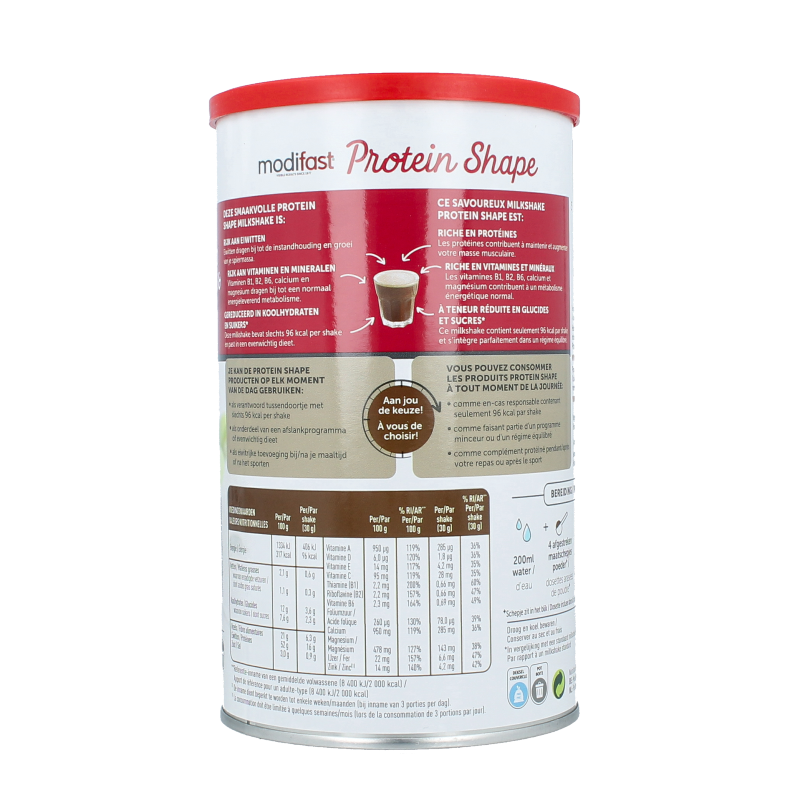 Modifast Proteine shape milkshake chocolate 420 Gram