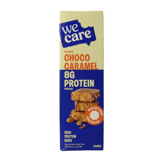 WeCare High protein bars choco caramel 81 Gram