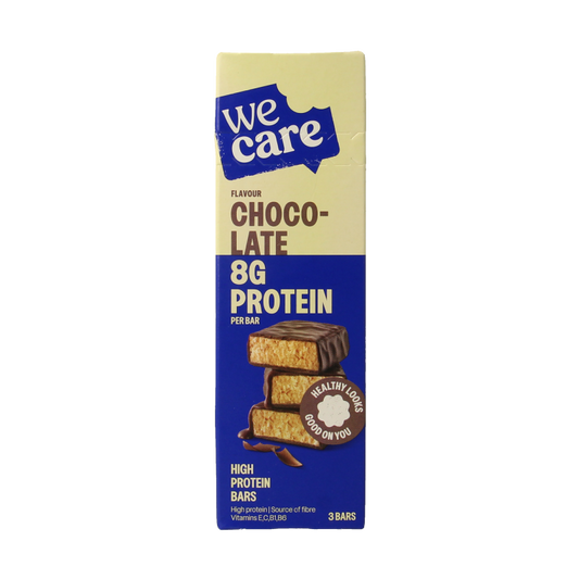 WeCare High protein bars chocolate 81 Gram