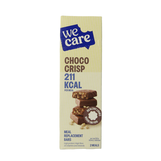 WeCare Meal replacement bars choco crisp 116.00 Gram