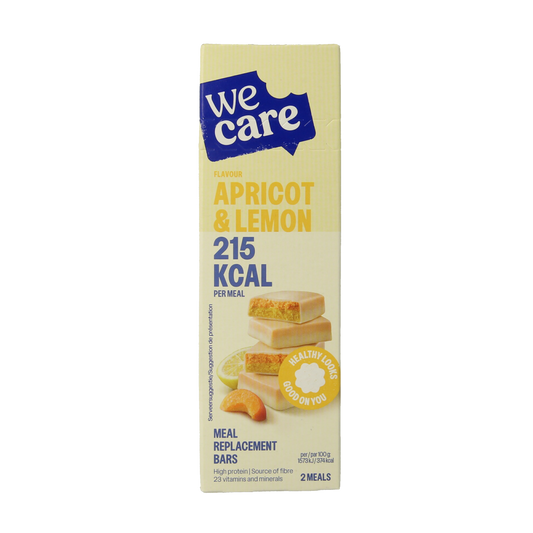 WeCare Meal replacement bars apricot & lemon 116.00 Gram