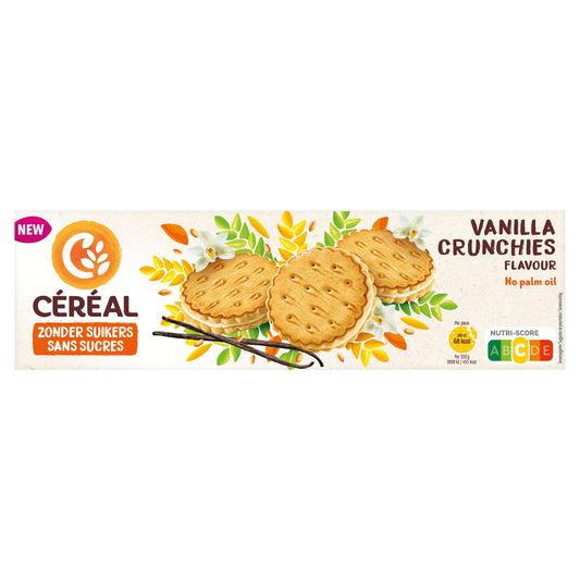Cereal Vanilla crunchies zonder suikers 185.00 Gram