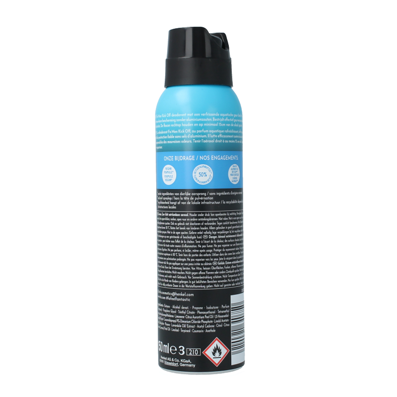 FA Deodorant spray men kick off 150 Milliliter