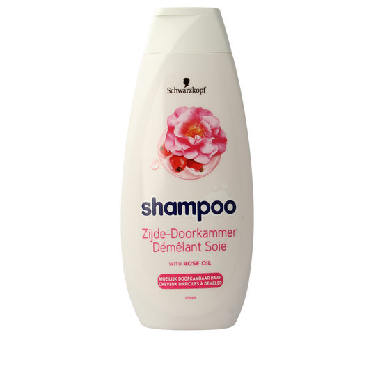 Schwarzkopf Haarverzorging shampoo in 400ml bottle with white and silver packaging, designed to nourish and strengthen hair.