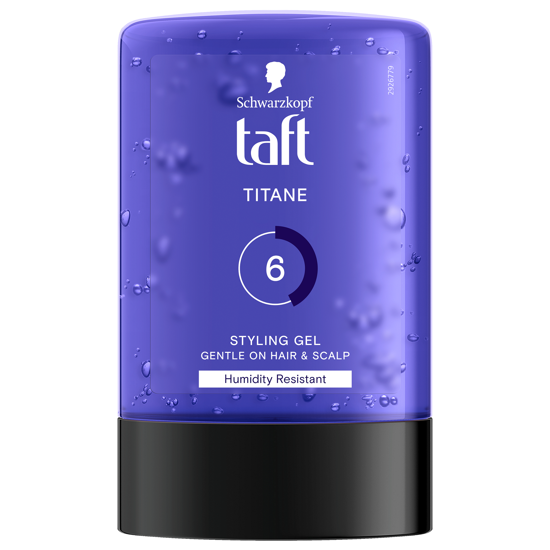 Taft Power Gel Titanium styling gel in a 300ml tube, designed for strong hold and hair styling.