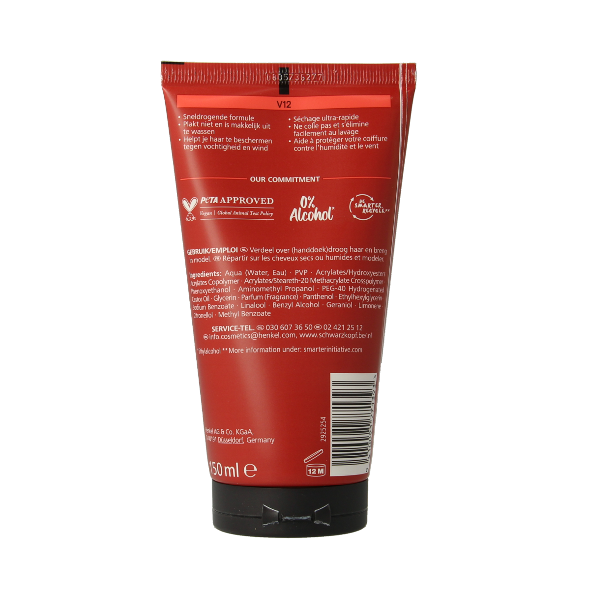 Taft V12 Power gel 150.00 Milliliter