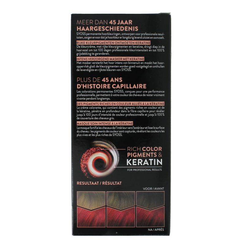 Syoss Permanent color 5-29 intens rood 1 Set