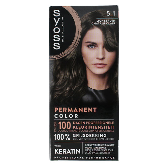 Syoss Color baseline 5-1 light brown 1.00 Set
