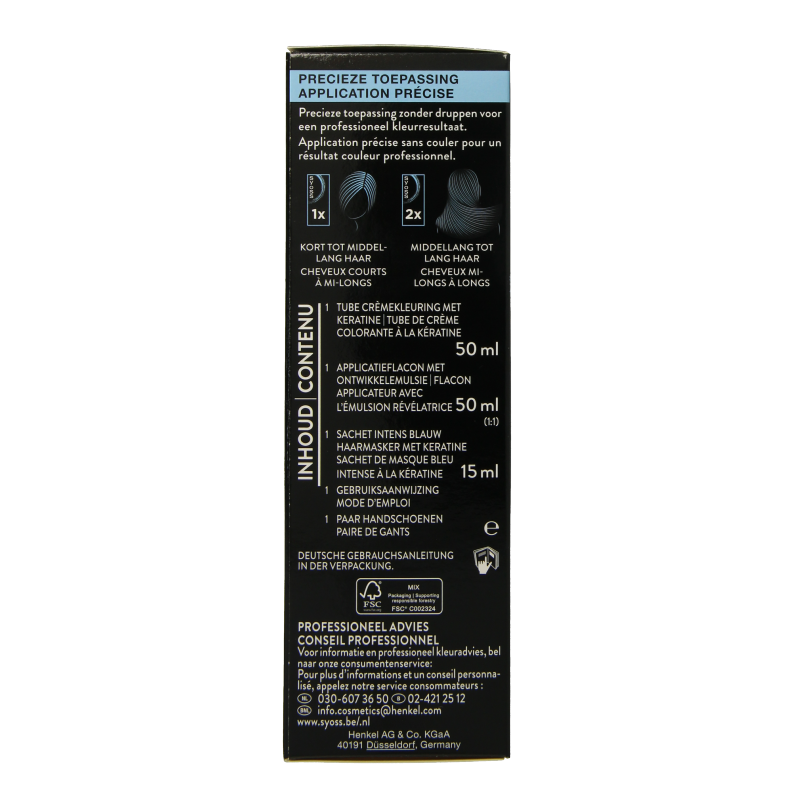 Syoss Colors 12-59 platina cool blonds 1 Set