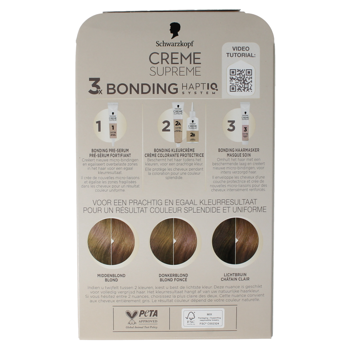 Schwarzkopf Creme supreme 7-16 D blond 1.00 Stuks