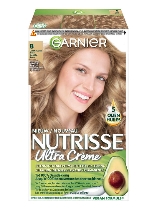Nutrisse Nutrisse 8.0 blond vanille  1.00 Set