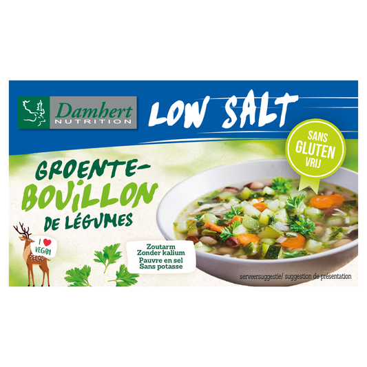 Damhert Groentebouillon tablet zoutarm 64.00 Gram