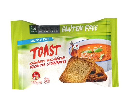 Damhert Toast glutenvrij 150 Gram