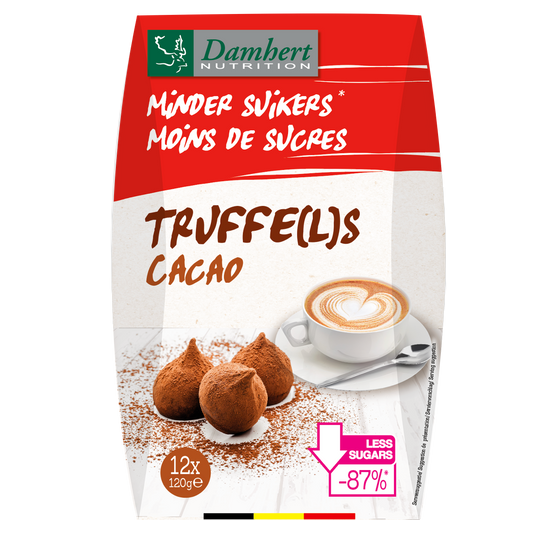 Damhert Truffels minder suiker 120.00 Gram