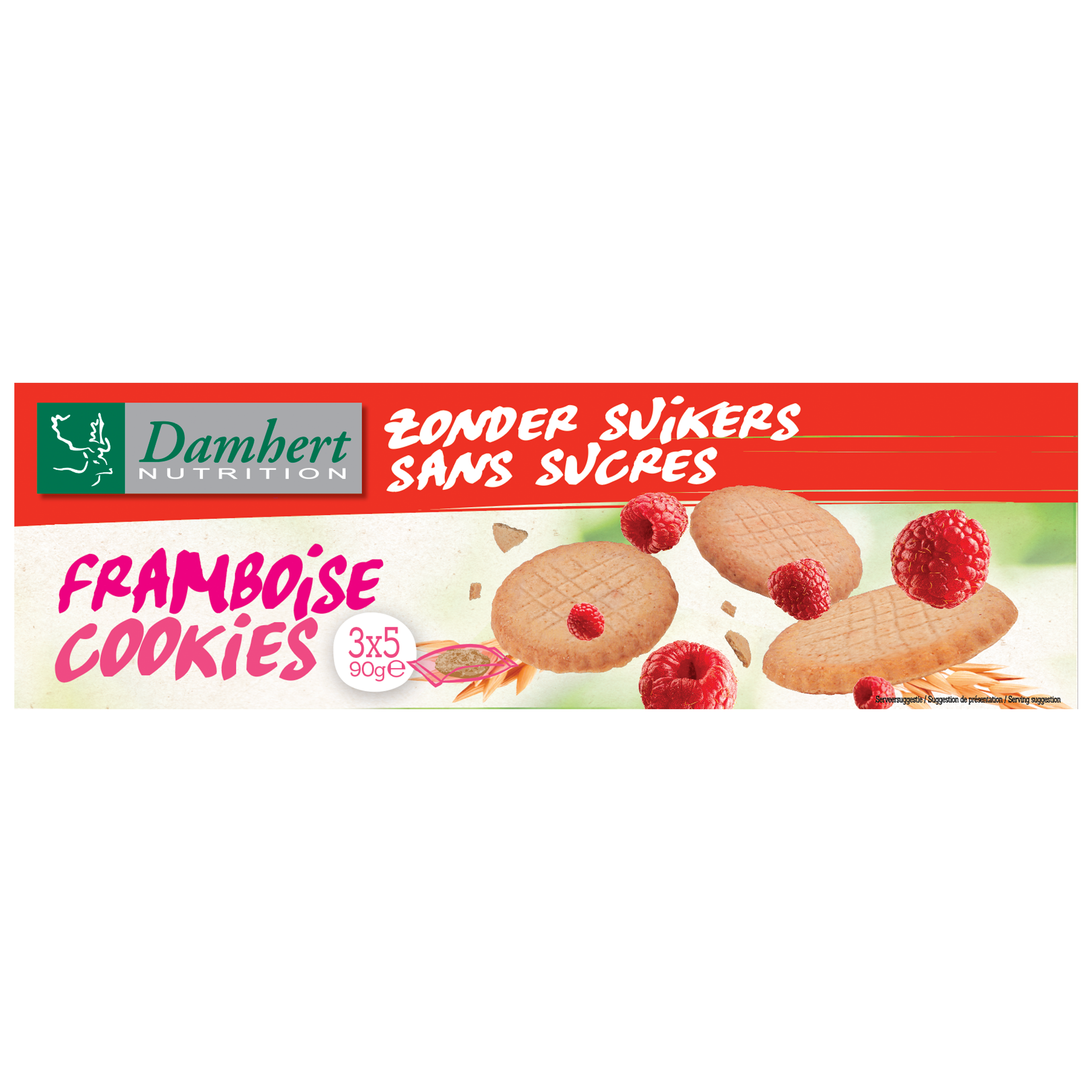 Damhert Framboise cookies 90.00 Gram