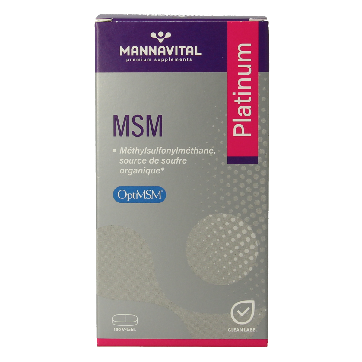 Mannavital MSM Platinum 180.00 Tabletten
