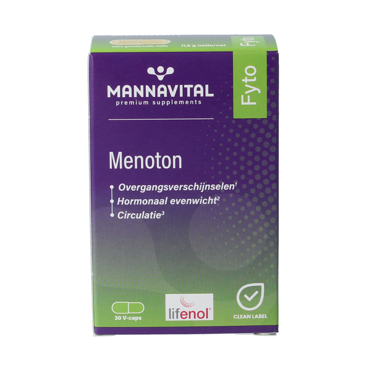 Mannavital Menoton 30.00 Vegetarische capsules