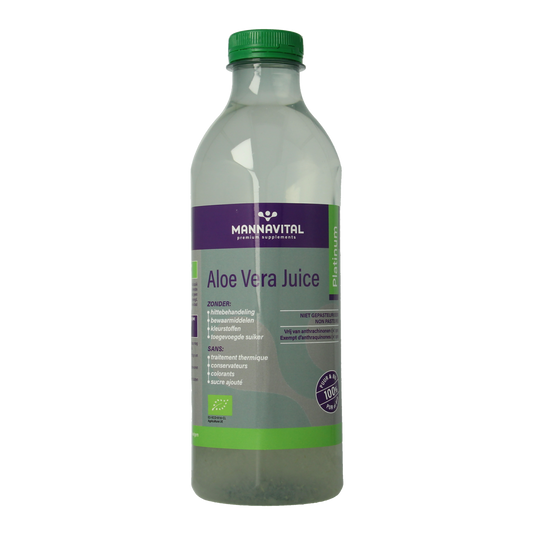 Mannavital Aloe vera juice bio 1.00 Liter