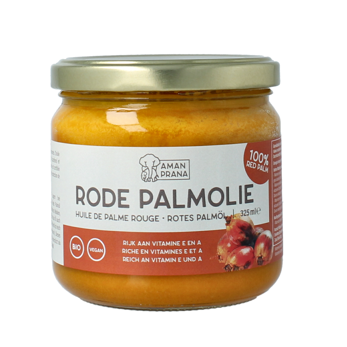 Amanprana Rode palmolie bio 325.00 Milliliter