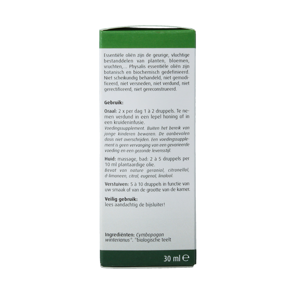 Physalis Citronella bio 30.00 Milliliter