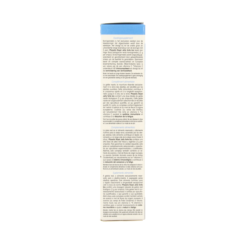 Physalis Royal jelly forte  bio 10ml 20 Ampullen