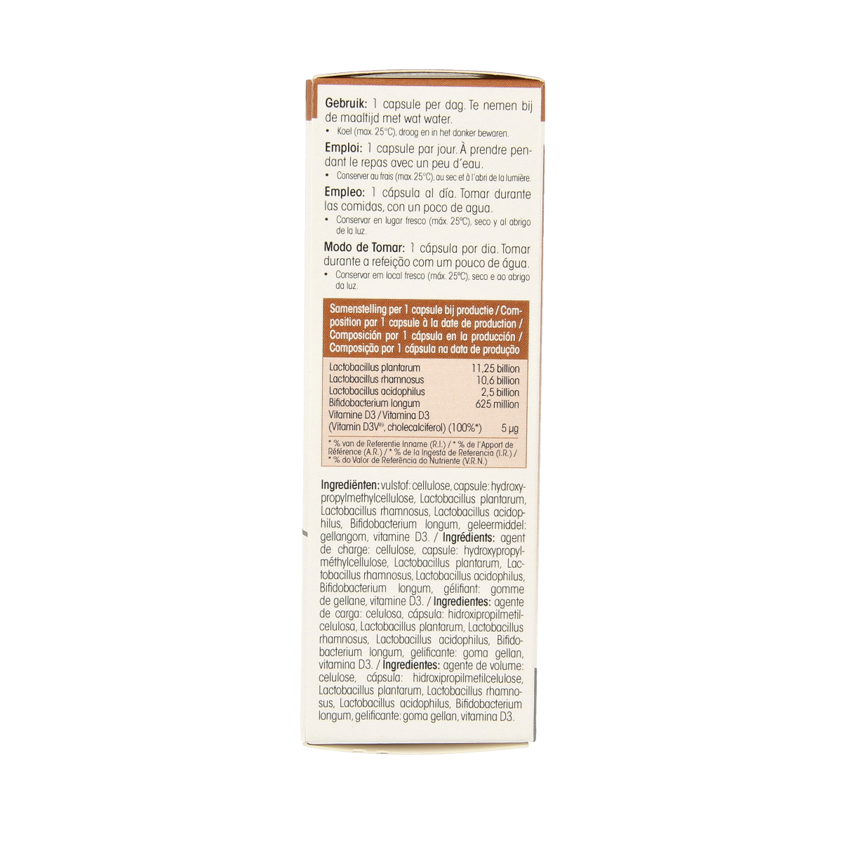 Physalis Bifido + Pro 30 probiotic capsules showing the bottle and label with capsule details.