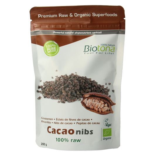 Biotona Cacao nibs bio 200.00 Gram
