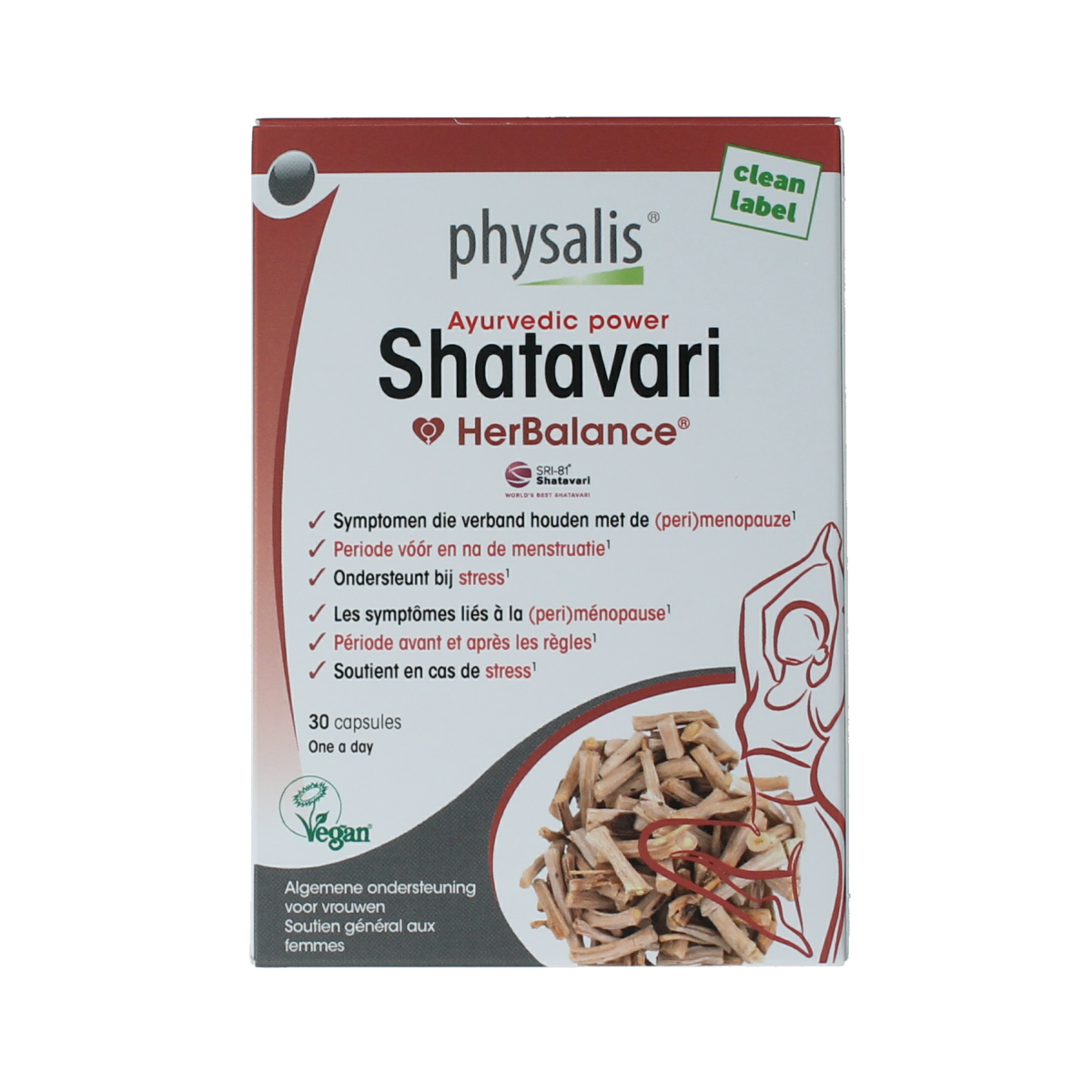 Physalis Shatavari capsules in a bottle, dietary supplement with herbal ingredients for women's health, natural nutrition.